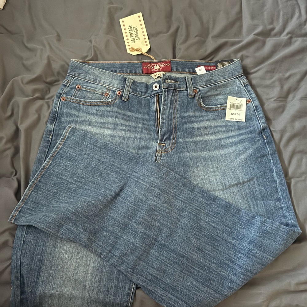 Lucky Brand Men's Straight Jeans - Blue